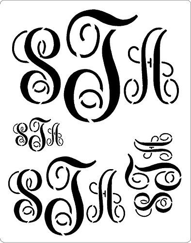 Algopix Similar Product 20 - Designer Stencils Customized Monogram