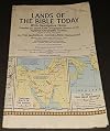 Lands of the Bible Today With Descriptive Notes - 1967 [map]