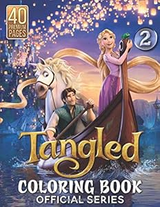 Tangled Coloring Book Vol2: Funny Coloring Book With 40 Images For Kids of all ages with your Favorite " Tangled " Characters.
