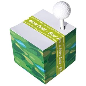 Golf Pen Note Cube - GolfBlogger Golf Blog