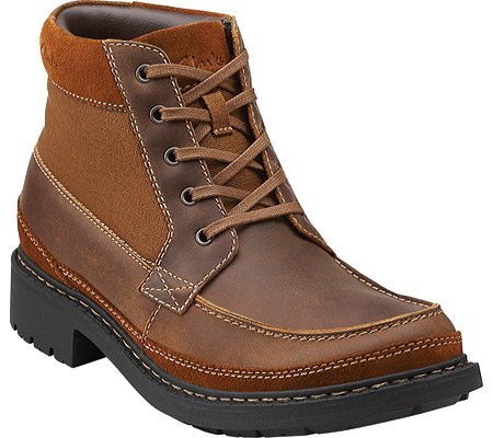 mens clarks tungsten leather boots tan nubuck size 8