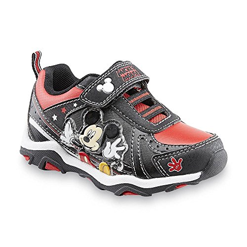 Disney Toddler Mickey Mouse Sneaker - Black/red