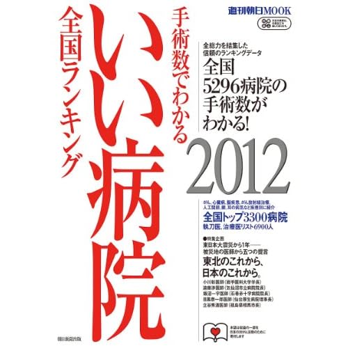 いい病院　２０１２ (週刊朝日ムック　手術数でわかる)