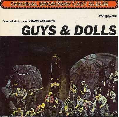 GUYS & DOLLS (A Musical Fable of Broadway) Broadway Cast Album [LP]