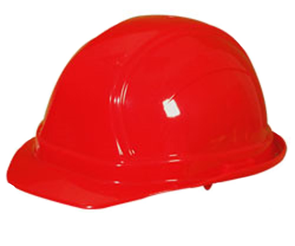 

12PCK-Regular Brim Hard Hat (Squeeze Lock Suspension) - RED-One-Size