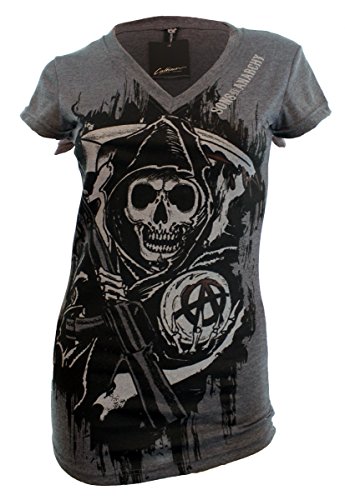 Sons of Anarchy Drip Reaper Deep V-neck T-shirt