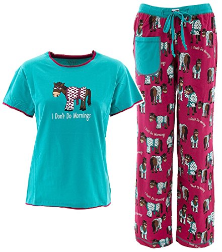 Lazy One Women's Pajama Set I Don't Do Mornings