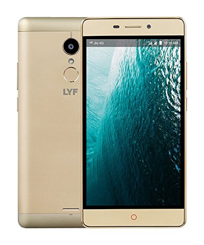 LYF Water 7 4G LTE Smart Phone, Gold