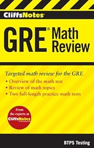 Cliffsnotes GRE math review by Bernard V Zandy; Bobrow Test Preparation Services,