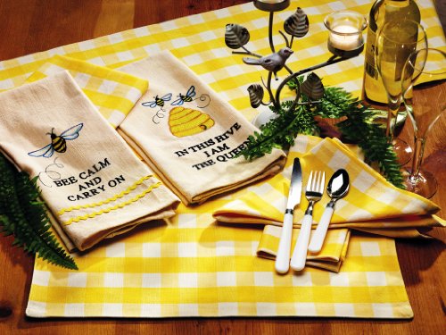 Algopix Similar Product 2 - IHF Pattern Picnic Yellow Table