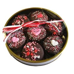 Dark Chocolate Dipped Oreo Cookies Be Mine Design for Valentines Day Gift - 7 Oreos
