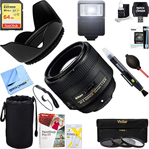 Algopix Similar Product 3 - Nikon 85mm f18G AFS NIKKOR Lens for