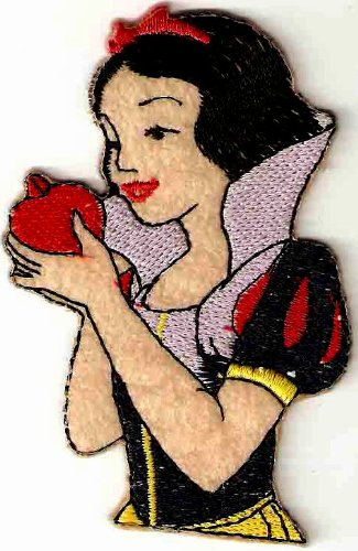 SNOW WHITE Disney Princess Iron On / Sew On Patch ~ Disney Movie ~ Seven Dwarfs