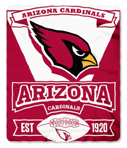 Arizona Cardinals 50x60 Marque Design Fleece Blanket