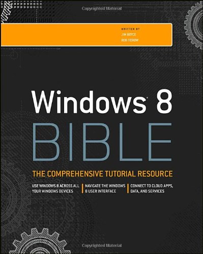 Windows 8 Bible by Jim Boyce