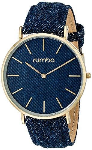 rumbatime soho denim indigo watch