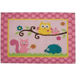 Dena Happi дерева ковер, розовый