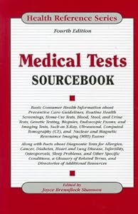 Medical Tests Sourcebook by Joyce Brenfleck Shannon  (Editor)
