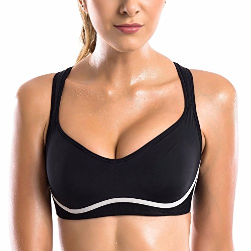 La isla Women's Maximum Control Level 3 Flexible Wire Quick Dry Sports Bra