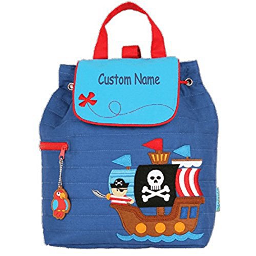 Personalized Stephen Joseph Pirate Ship Embroidered Backpack, CUSTOM NAME