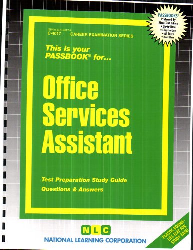 Office Services Assistant by Jack Rudman