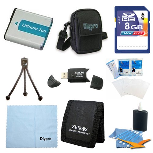 Algopix Similar Product 5 - ENEL19 Battery Kit Tripod 8gb SD Card