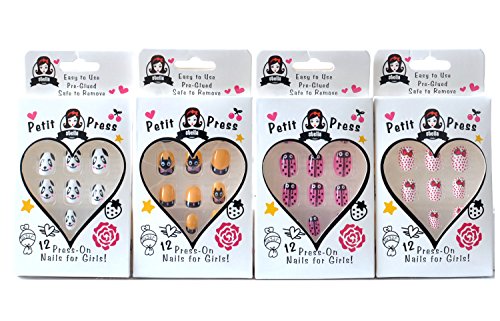 Stella 4 Packs Nail Art Nail Decoration Press on Nails Pre Gluded Pre Designed