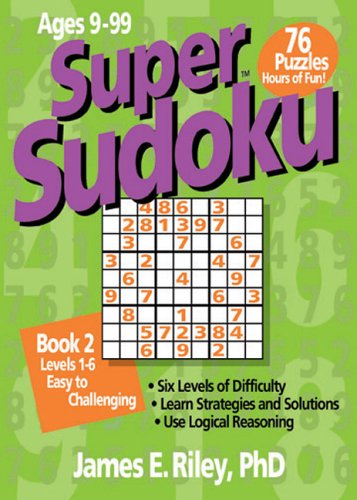 Super Sudoku Book 2 by James Riley
