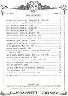 Lancaster Legacy: The History and Genealogy of Lancaster County, Pennsylvania (Vol. I Number 1 June 1983)