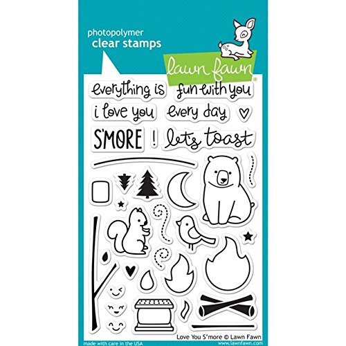 

Lawn Fawn Clear Stamps - Love You S'more