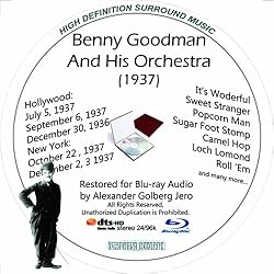 Benny Goodman (1937) And His Orchestra Restored For Blu-ray Audio Featuring Audio Only and Video Disc Produced with Short Films by Charly Chaplin