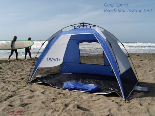 Genji Sports Instant Beach Star Tent, Blue - Image 4