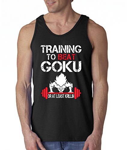 New Way 210 - Men's Tank-Top TRAINING TO BEAT GOKU OR AT LEAST KRILLIN GYM