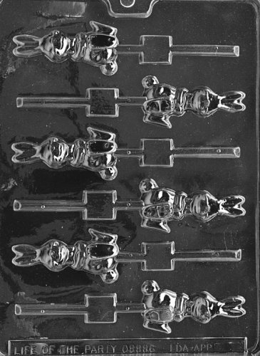 

Cybrtrayd E030 Jumping Bunny Lolly Easter Chocolate/Candy Mold