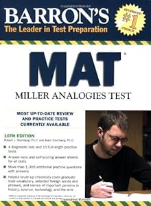 Barron's MAT: Miller Analogies Test