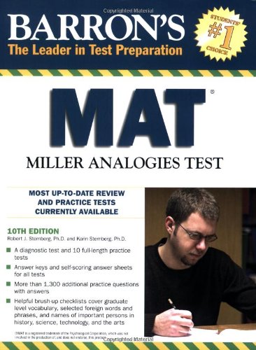Barron's MAT: Miller Analogies Test by Kaplan
