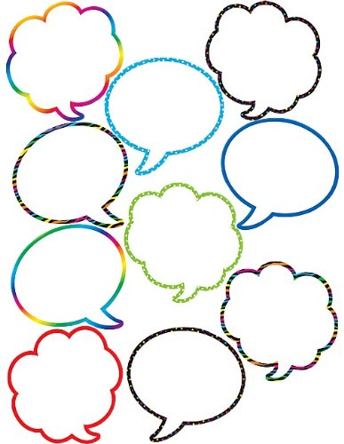 Speech Bubbles Cut-Outs Speech Bubbles Cut-Outs