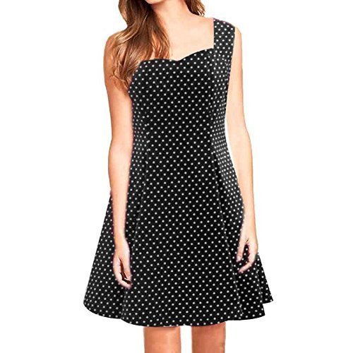 Face N Face Women's Cotton Spring Summer A Line Skater Mini Dress