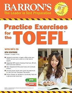 Practice Exercises for the TOEFL with MP3 CD, 8th Edition