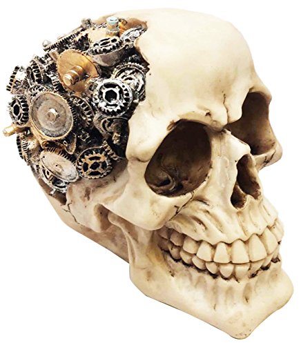 Steampunk Skull Figurine