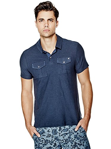 GUESS Men's Alvar Slub Polo
