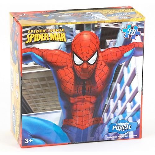 Spiderman Puzzle- assorted styles - Marvel Spiderman Lenticular Puzzle (48pcs)