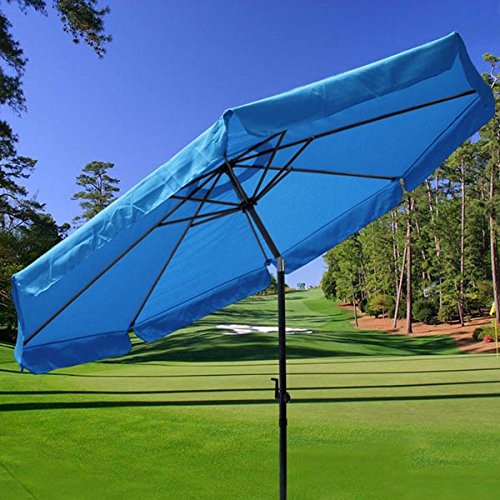

9 Foot Patio Outdoor Furniture Umbrella Tilt Blue