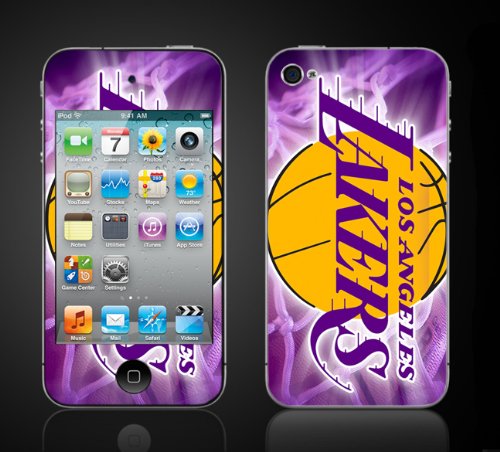 

Apple iPod Touch 4th Gen Skin Kit - Lakers design. World Champions lakers