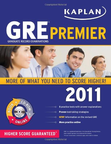 Kaplan GRE 2011 Premier with CD-ROM by Kaplan