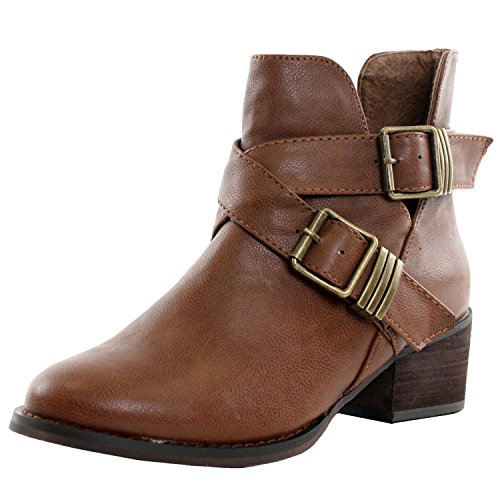 Breckelles Womens Bronco-11 Bootie Boots