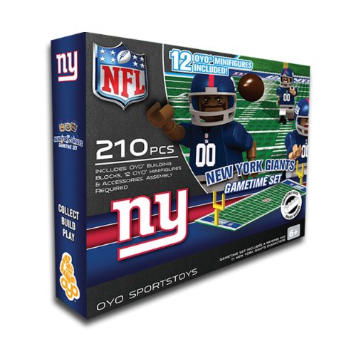 NFL New York Giants Game Time Set