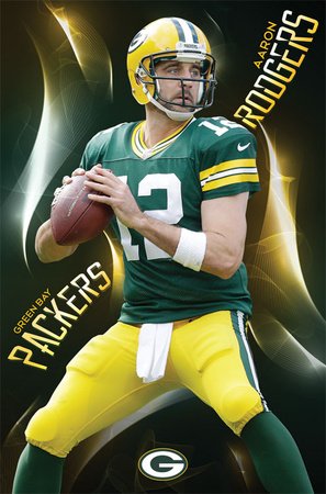 (22x34) Green Bay Packers- Aaron Rodgers 2015 Poster
