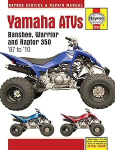 Yamaha ATVs Banshee, Warrior and Raptor 350 '87 to '10