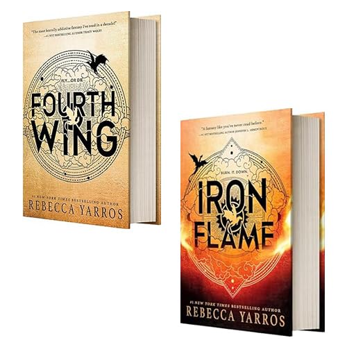 The Empyrean Series 2 Books Collection Set By Rebecca Yarros (Fourth Wing, Iron Flame) by Rebecca Yarros